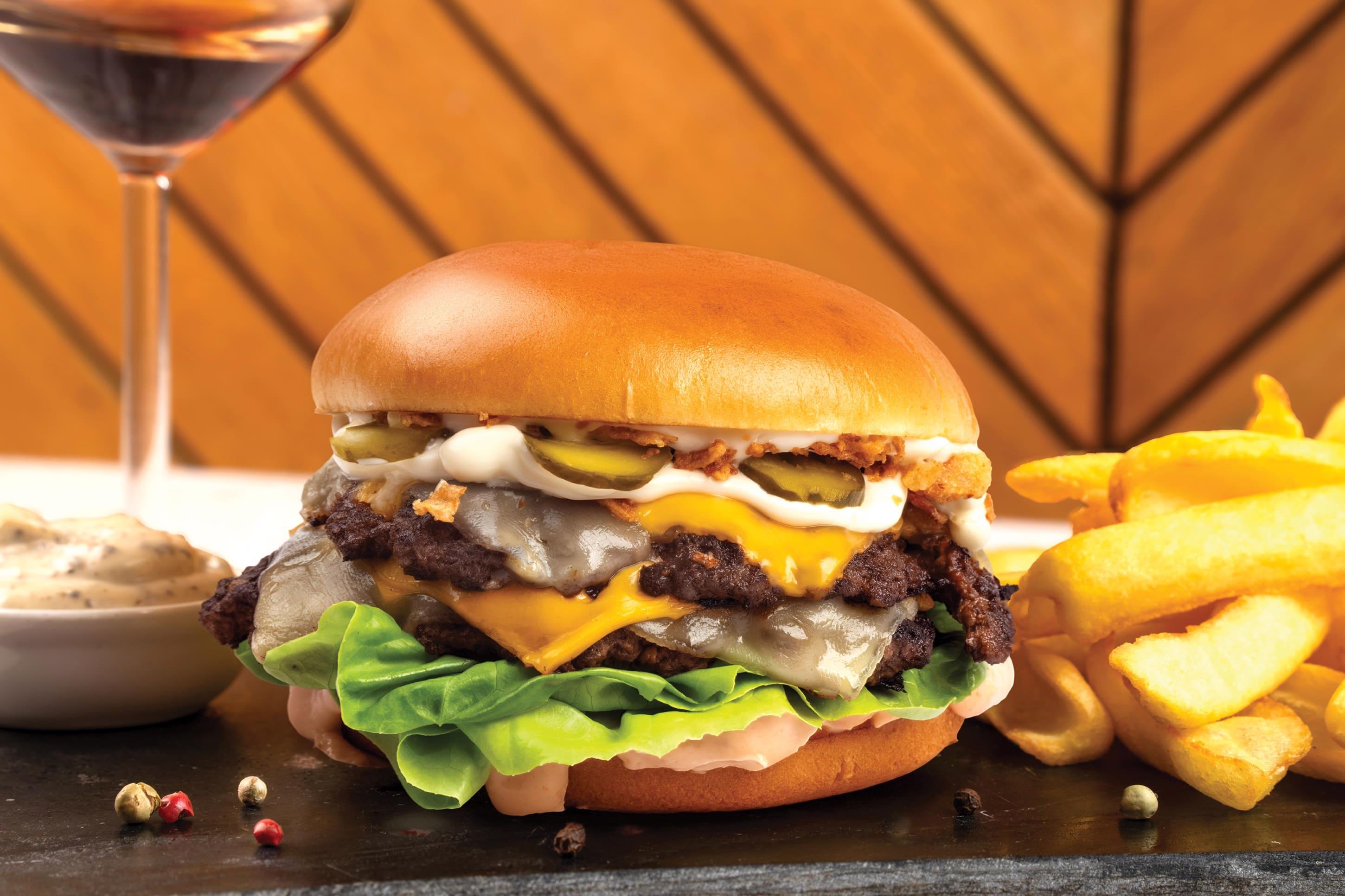 Meniu Double Smashed Cheeseburger